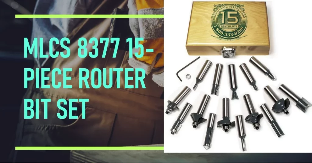 MLCS 8377 15-Piece Router Bit Set