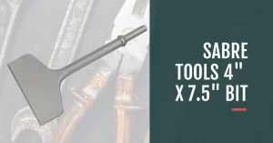 Sabre Tools 4 Inch x 7.5 Inch Air Hammer Chisel Bit